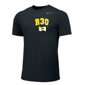 MOSSA Nike Men's Legend Short Sleeve T-Shirt (black) - R30 Collegiate Logo