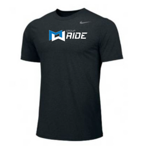 MOSSA Nike Men's Legend Short Sleeve T-Shirt (black) - Ride Full Icon Logo