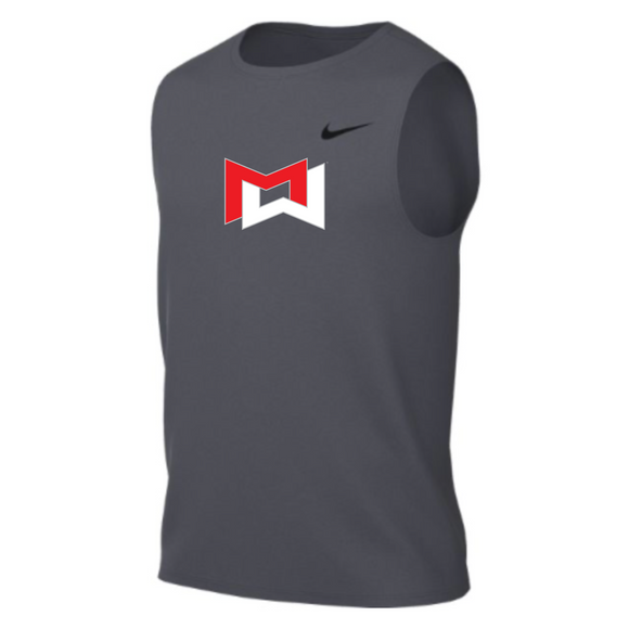 MOSSA Nike Men's Team Legend Sleeveless Crew (carbon heather) - 3D30 