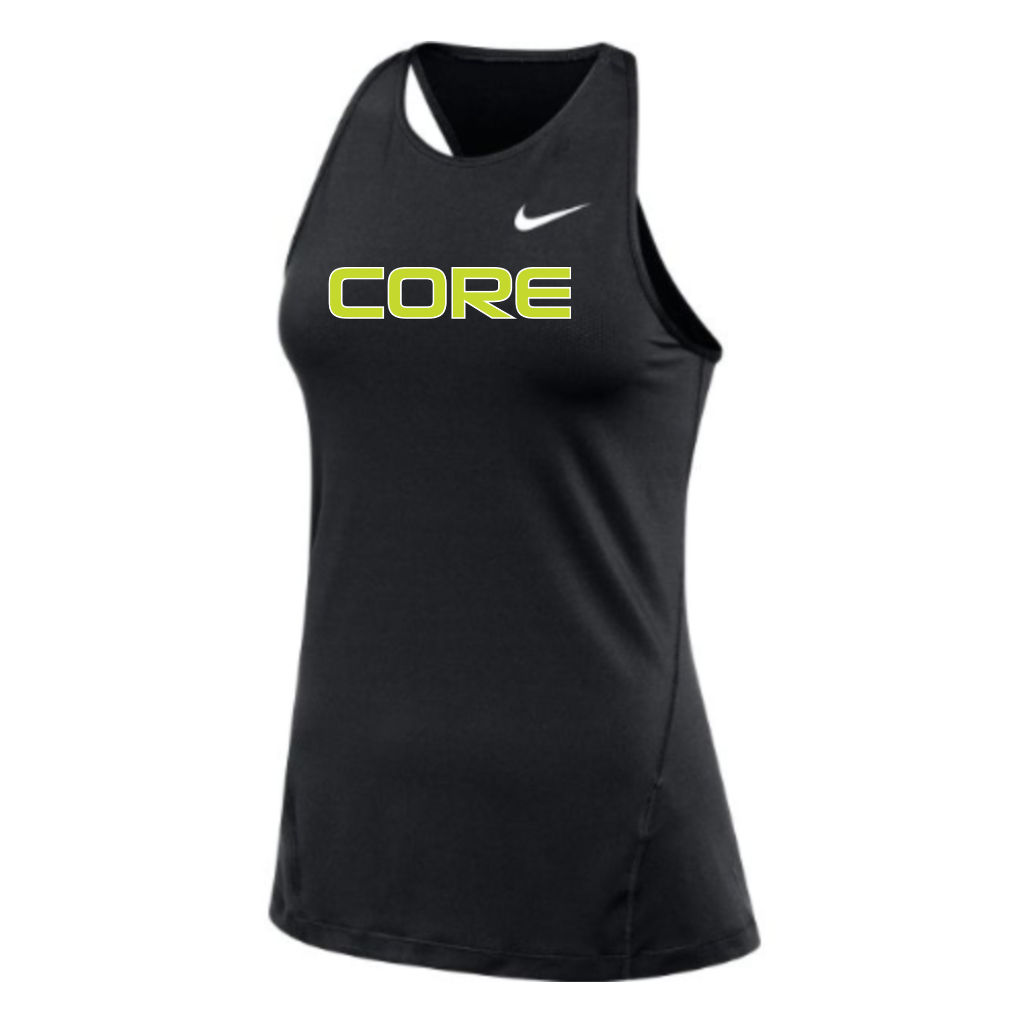 MOSSA Nike Women's All Over Mesh Tank (black) - Core Standard Logo