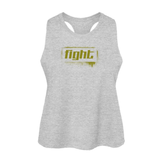 Grafitti Fight Women's Racerback Cropped Tank