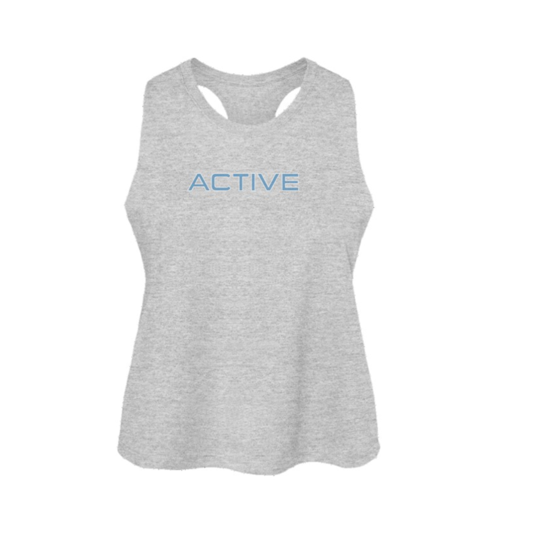 Active Women's Racerback Cropped Tank