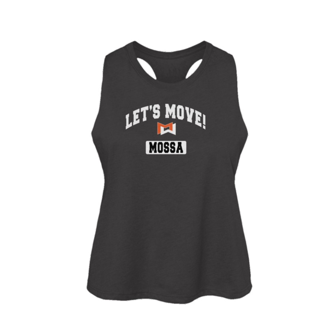 Let's Move MOSSA Women's Racerback Cropped Tank