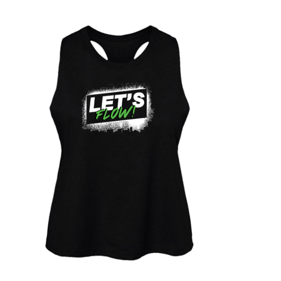 Let's Flow Group Centergy Women's Racerback Cropped Tank