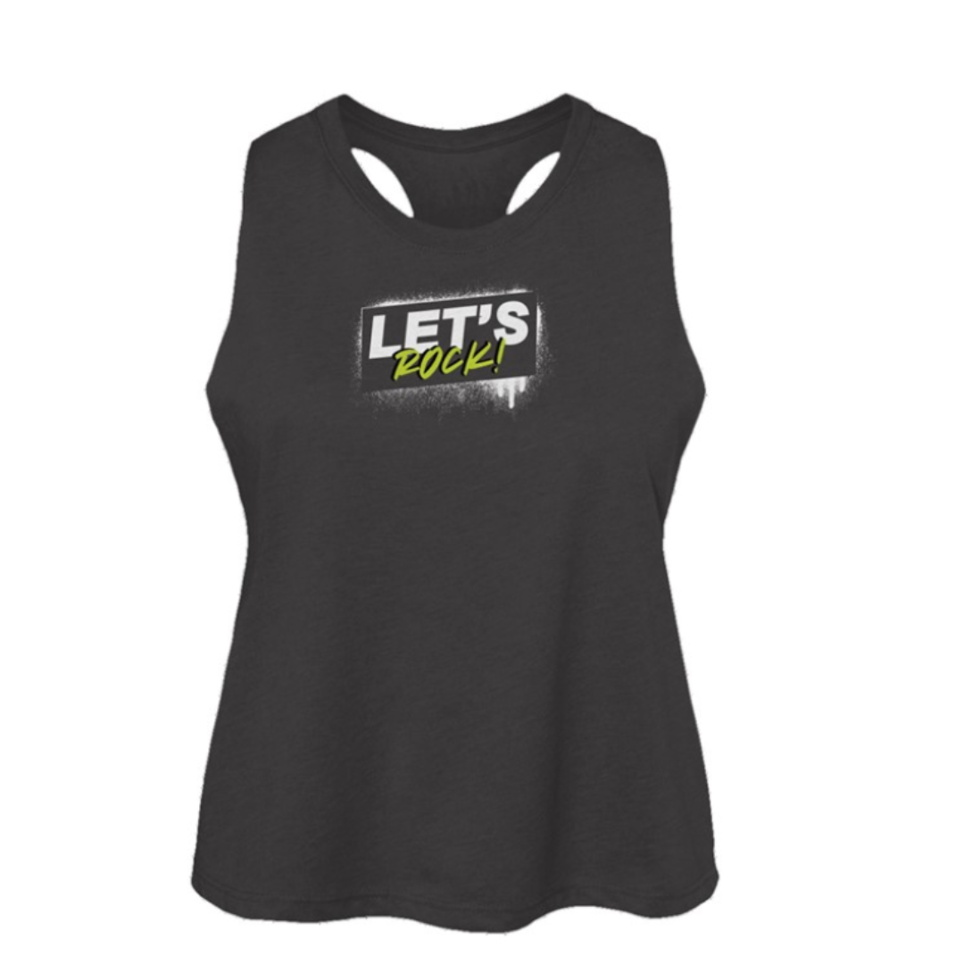 Let's Rock Group Core Women's Racerback Cropped Tank