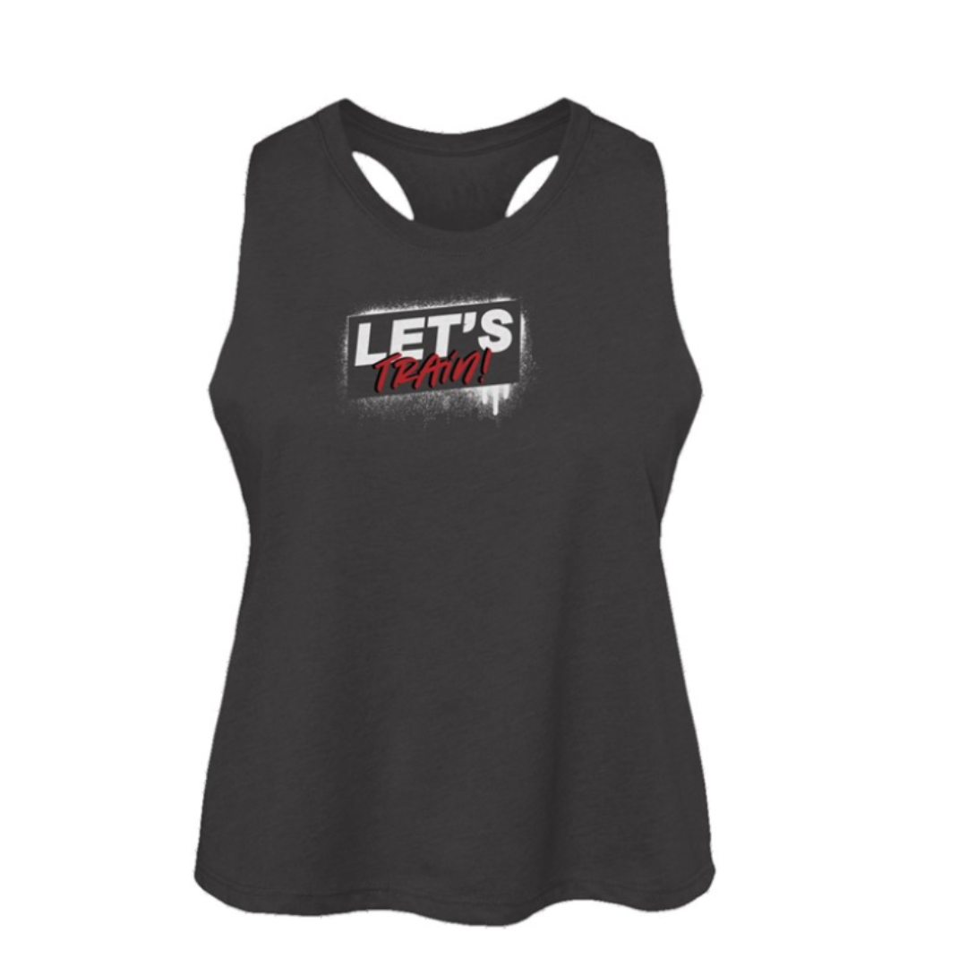 Let's Train ATHLETE30 Women's Racerback Cropped Tank