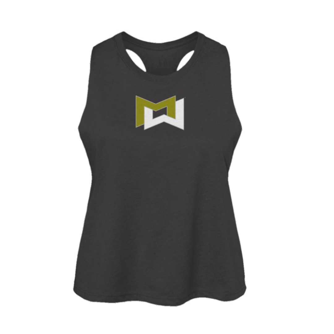 Fight Icon Women's Racerback Cropped Tank