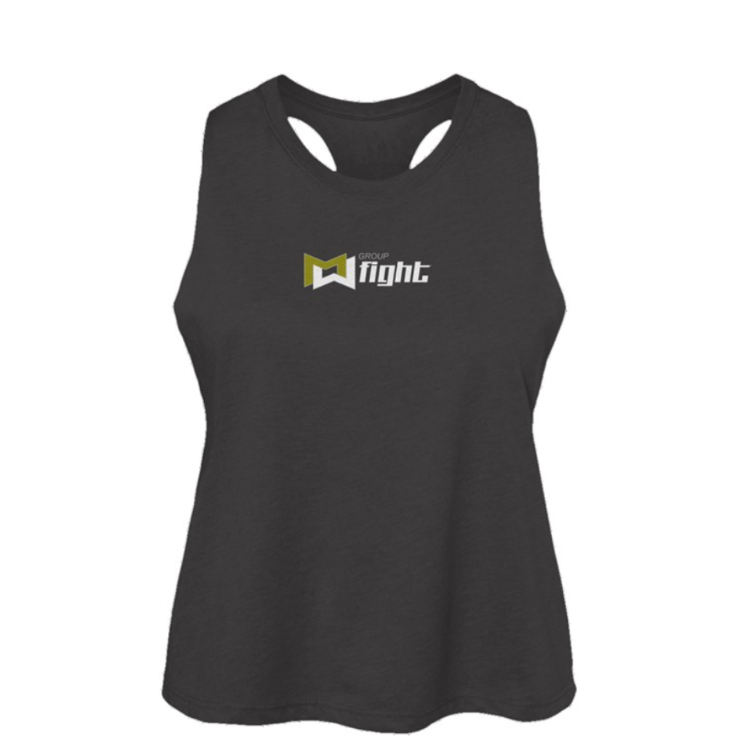 Fight Full Icon Women's Racerback Cropped Tank