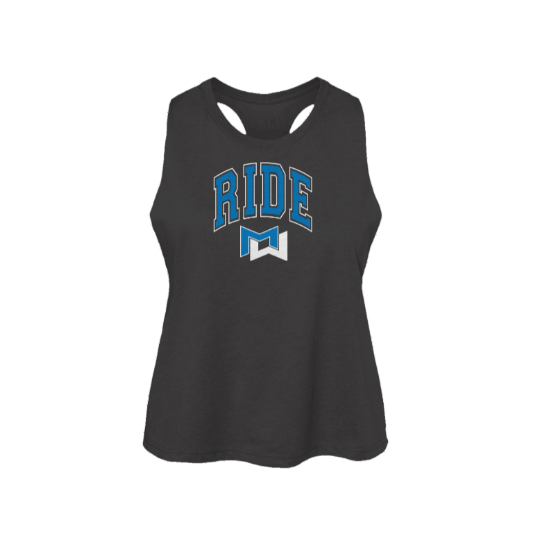 Group Ride Collegiate Women's Racerback Cropped Tank