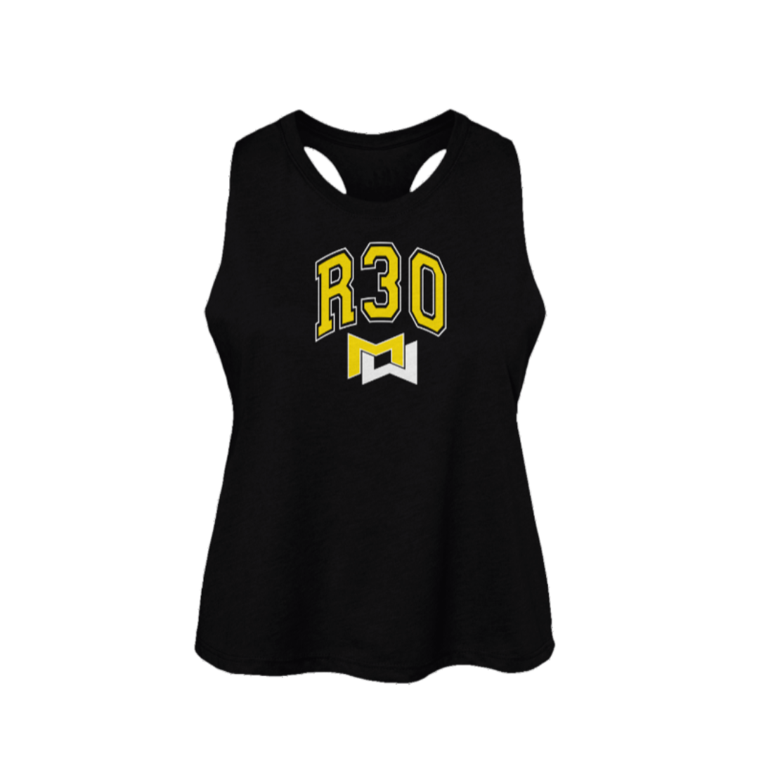 R30 Collegiate Women's Racerback Cropped Tank