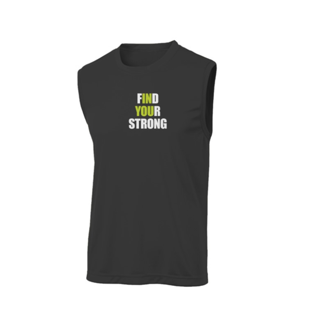 Find Your Strong Mens Group Core Sleeveless Tank