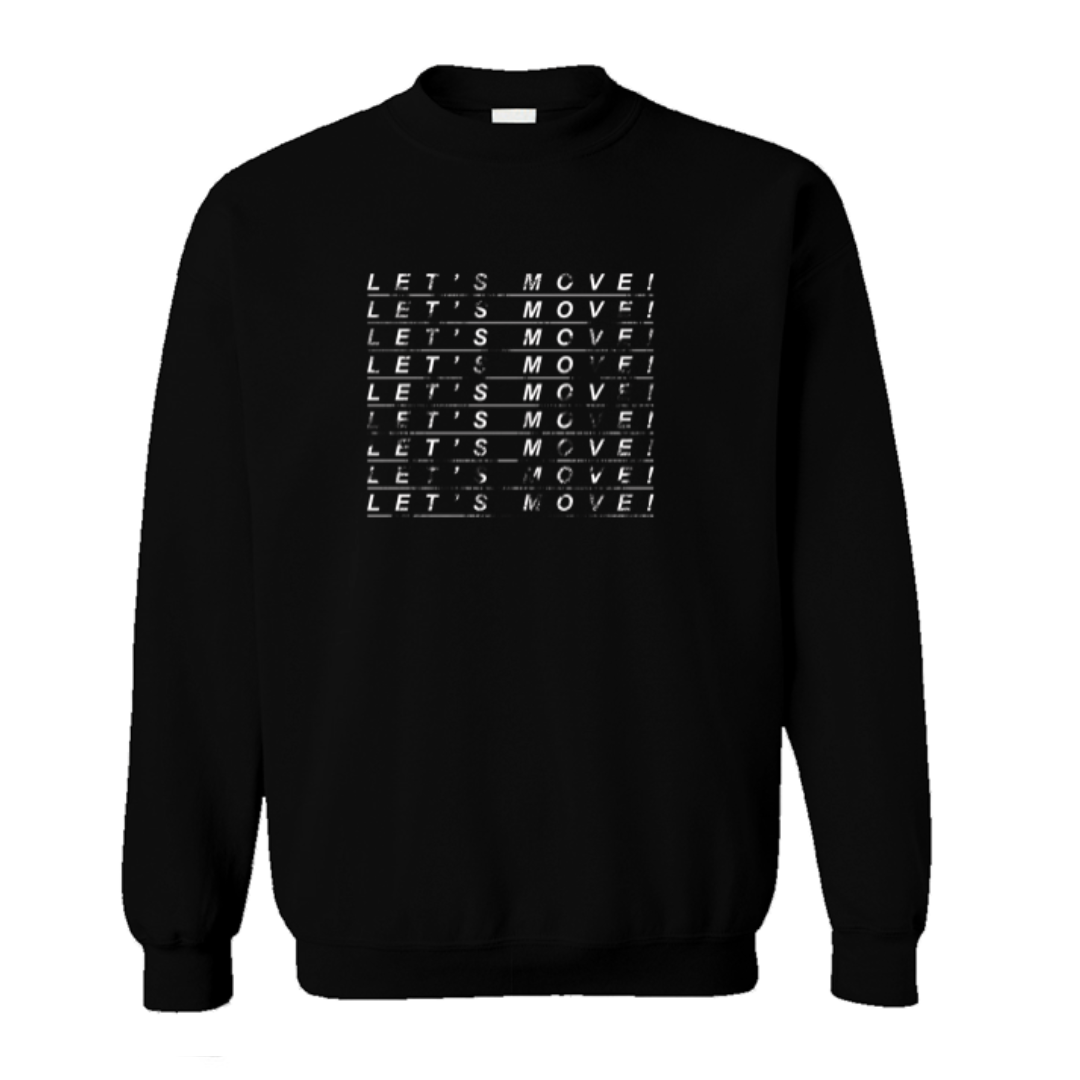 MOSSA Let's Move Vintage Logo Unisex Crewneck Sweatshirt
