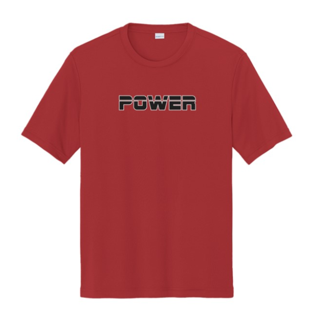 POWER Mens Performance Shirt- Red