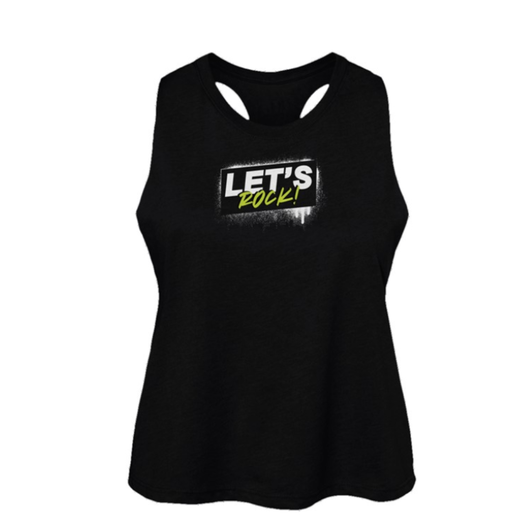 Let's Rock Group Core Women's Racerback Cropped Tank
