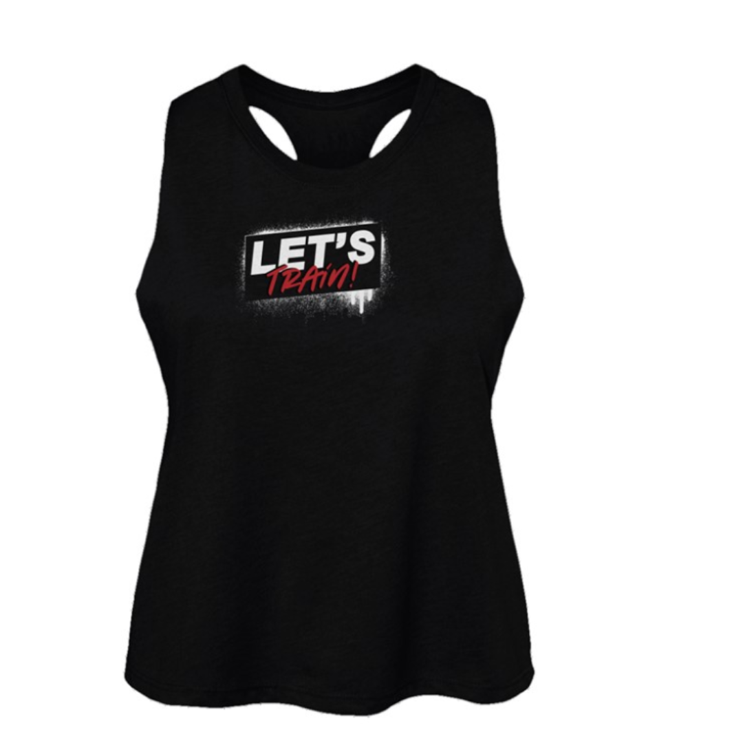 Let's Train ATHLETE30 Women's Racerback Cropped Tank