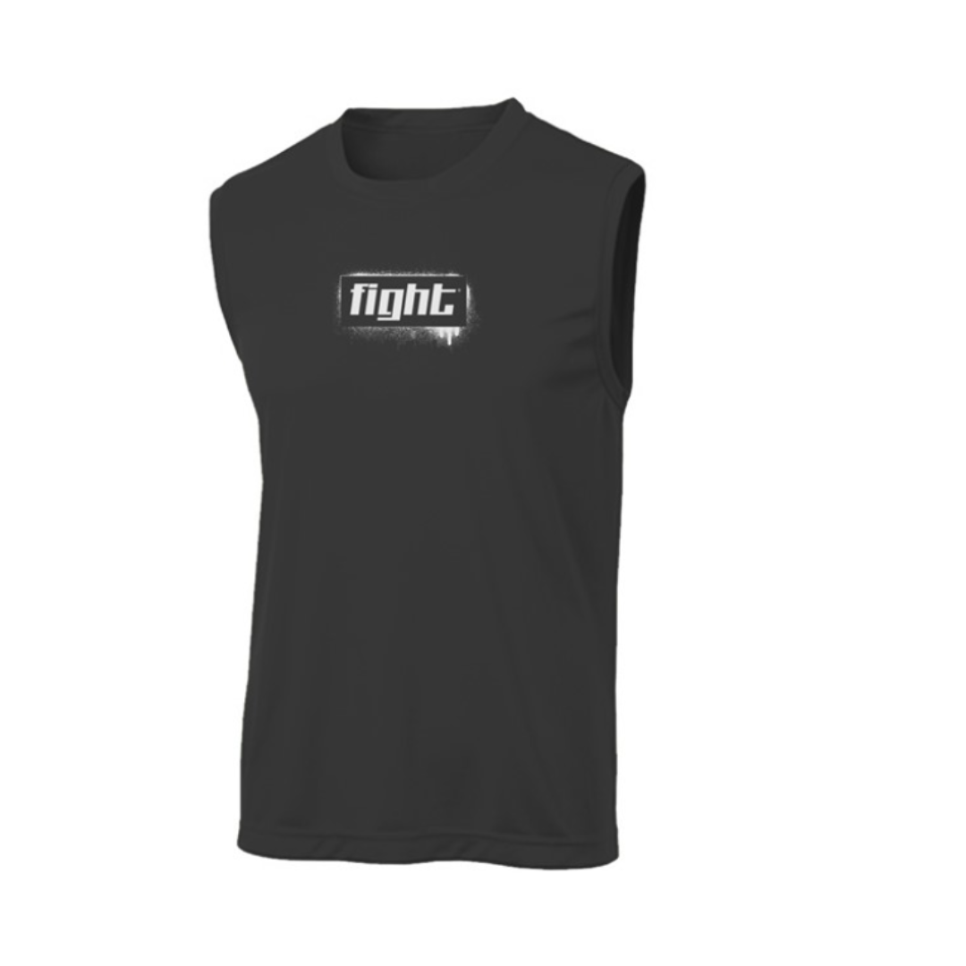 Group Fight Graffiti Logo Men's Sleeveless Tank