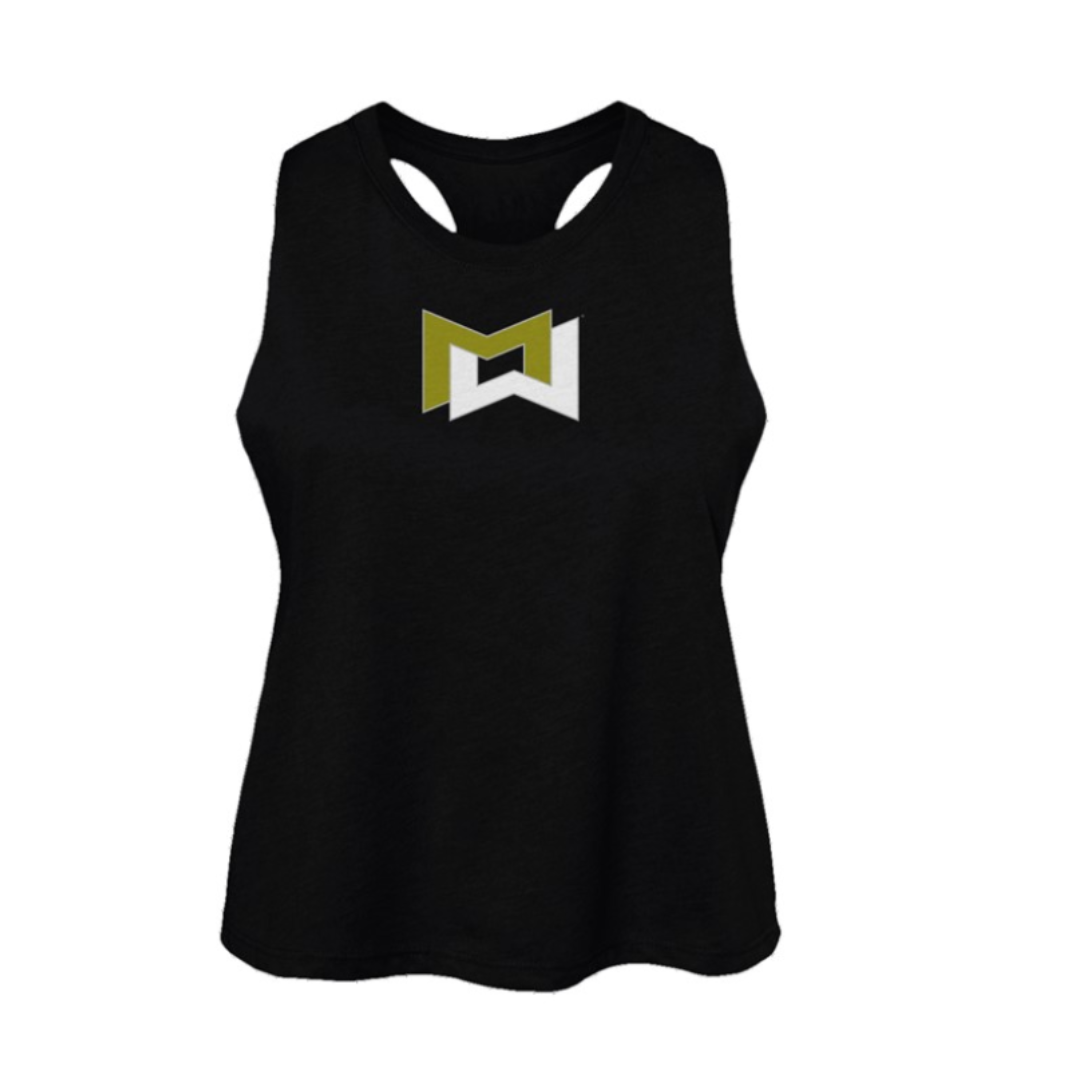 Fight Icon Women's Racerback Cropped Tank
