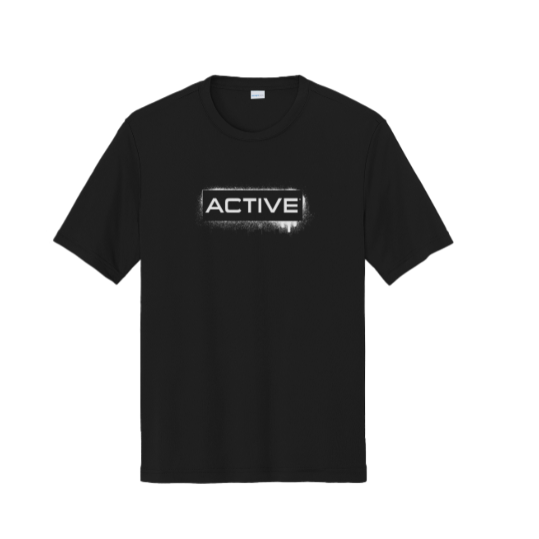 Graffiti Active Mens Performance Shirt