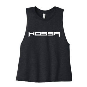 MOSSA Logo Women's Bella + Canvas Cropped Tank