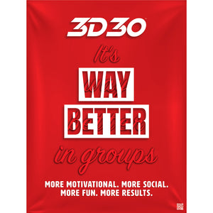 3D30 APR20 It's Way Better in Groups Poster
