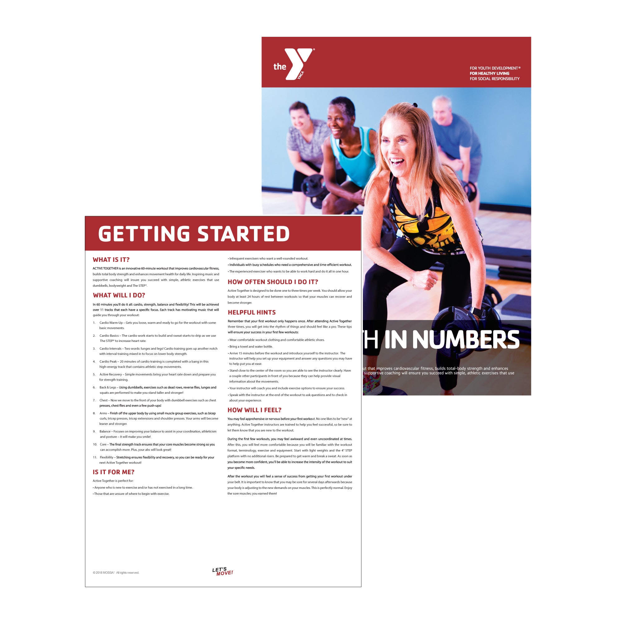 Y Active Together STRENGTH IN NUMBERS Getting Started Sheets