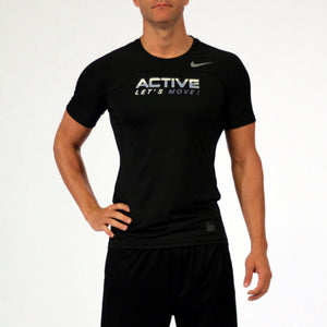 MOSSA Group Active Men's Let's Move Nike Pro HyperCool Shortsleeve