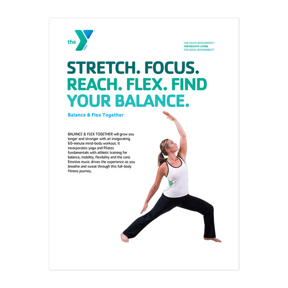 Y Balance & Flex Together WHITE BACKGROUND Poster