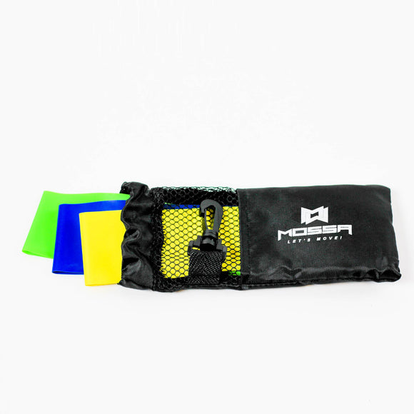 MOSSA LET'S MOVE! Strength Resistance Bands and Pouch Set
