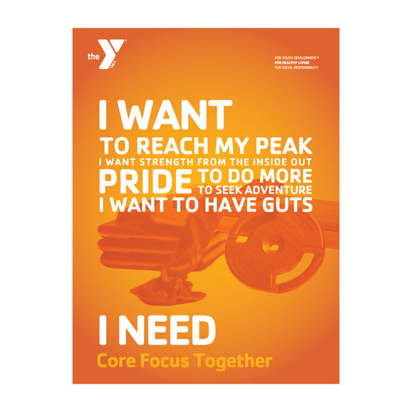 Y Core Focus Together I NEED Poster