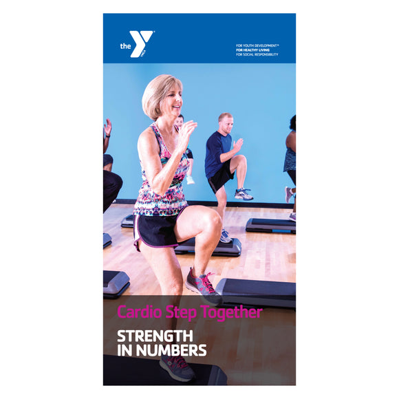 Y Cardio Step Together STRENGTH IN NUMBERS Banner