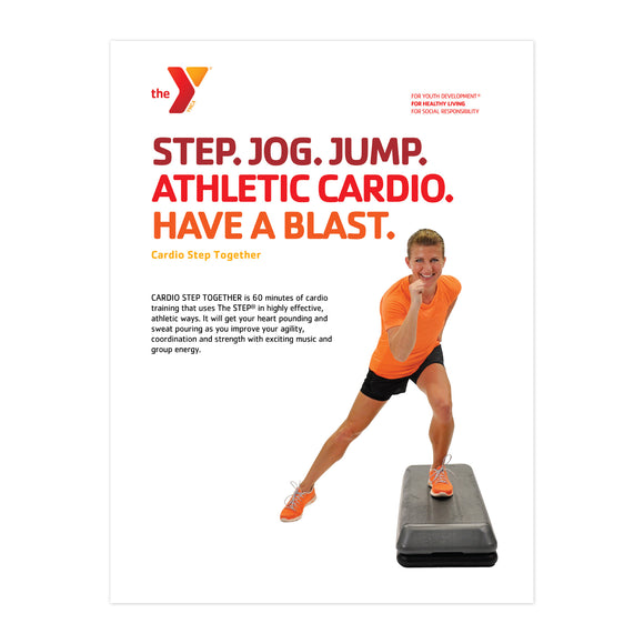 Y Cardio Step Together WHITE BACKGROUND Poster
