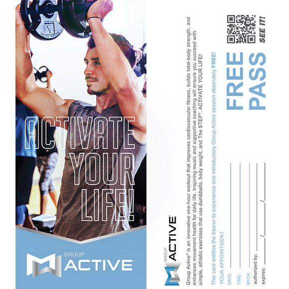Group Active Free Pass Cards