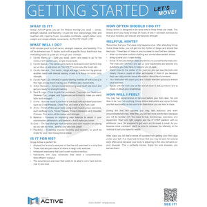 Group Active Getting Started Sheets