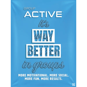 Group Active APR20 It's Way Better in Groups Poster