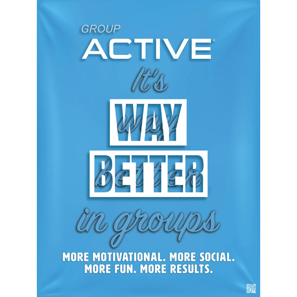 Group Active APR20 It's Way Better in Groups Poster