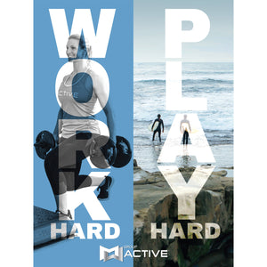 Group Active APR21 Work Hard Play Hard Poster