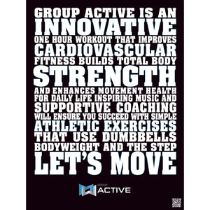 Group Active JAN18 Let's Move Statement Poster