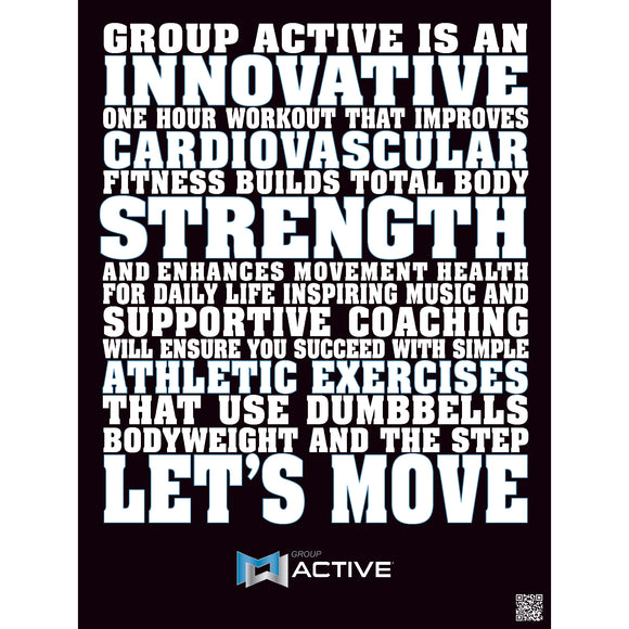 Group Active JAN18 Let's Move Statement Poster