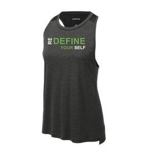 MOSSA Group Centergy Women's REDEFINE YOUR SELF Sport Tek Endeavor Mesh Tank