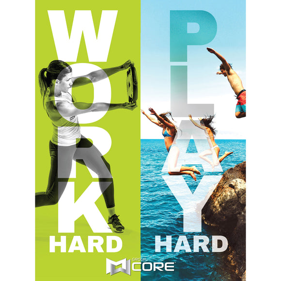 Group Core APR21 Work Hard Play Hard Poster