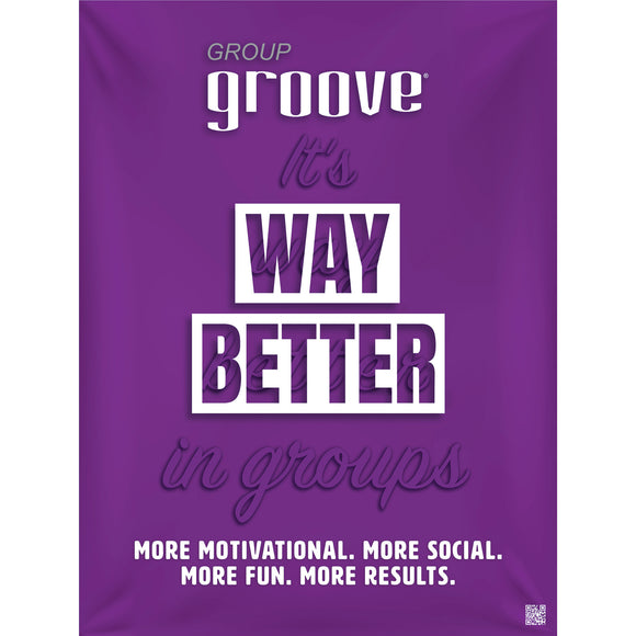 Group Groove APR20 It's Way Better in Groups Poster