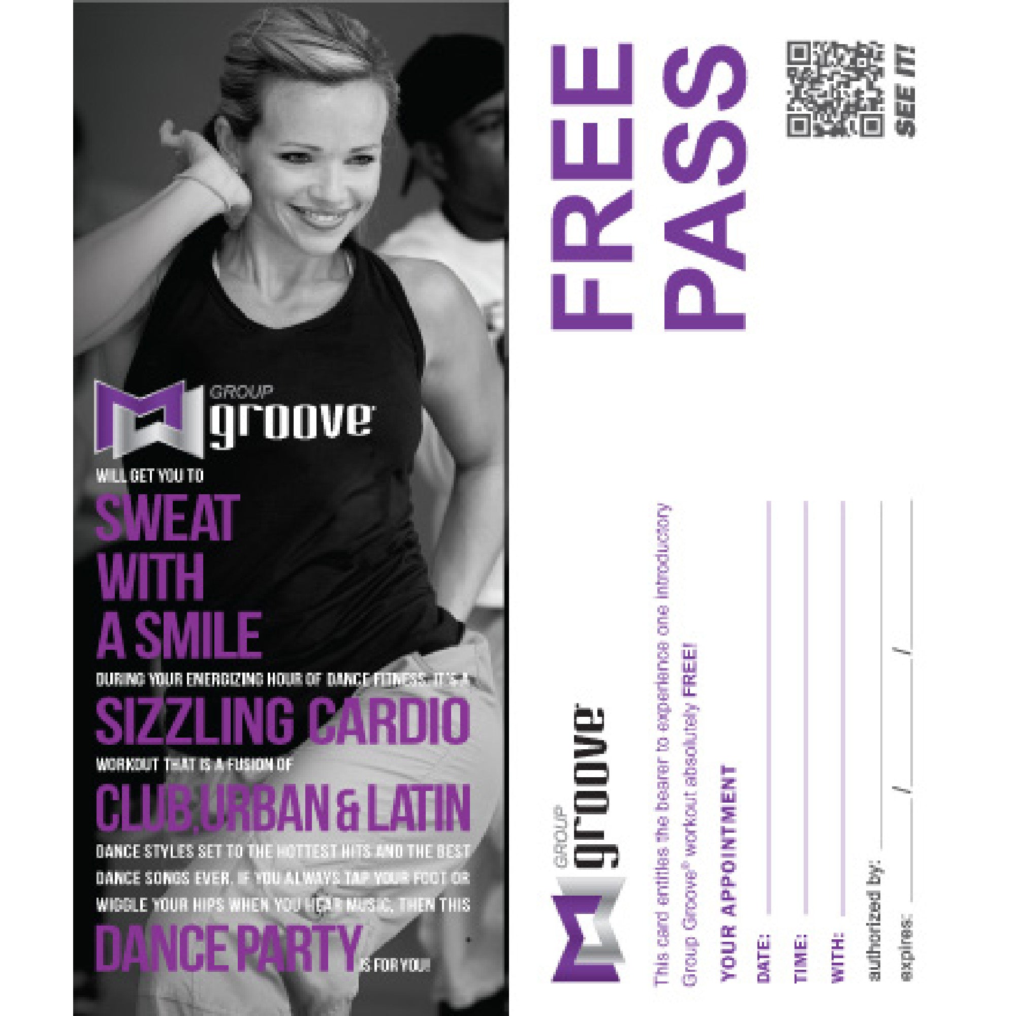 Group Groove Free Pass Cards