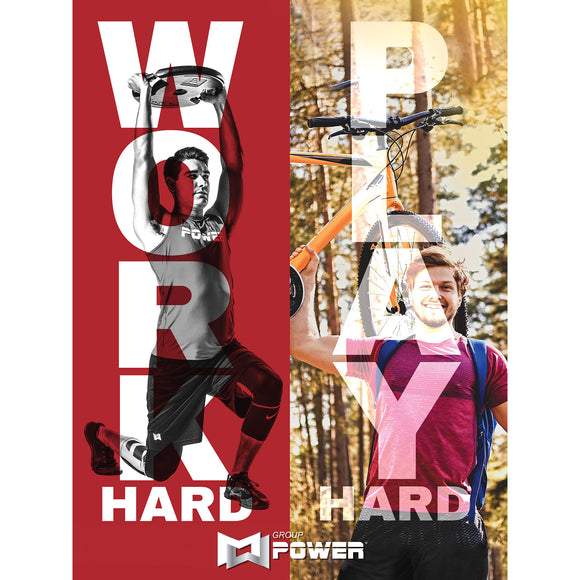 Group Power APR21 Work Hard Play Hard Poster