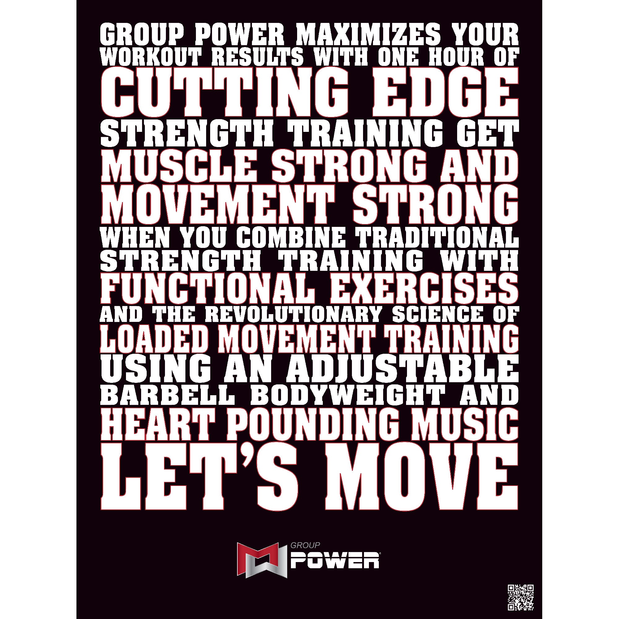 Group Power JAN18 Let's Move Statement Poster