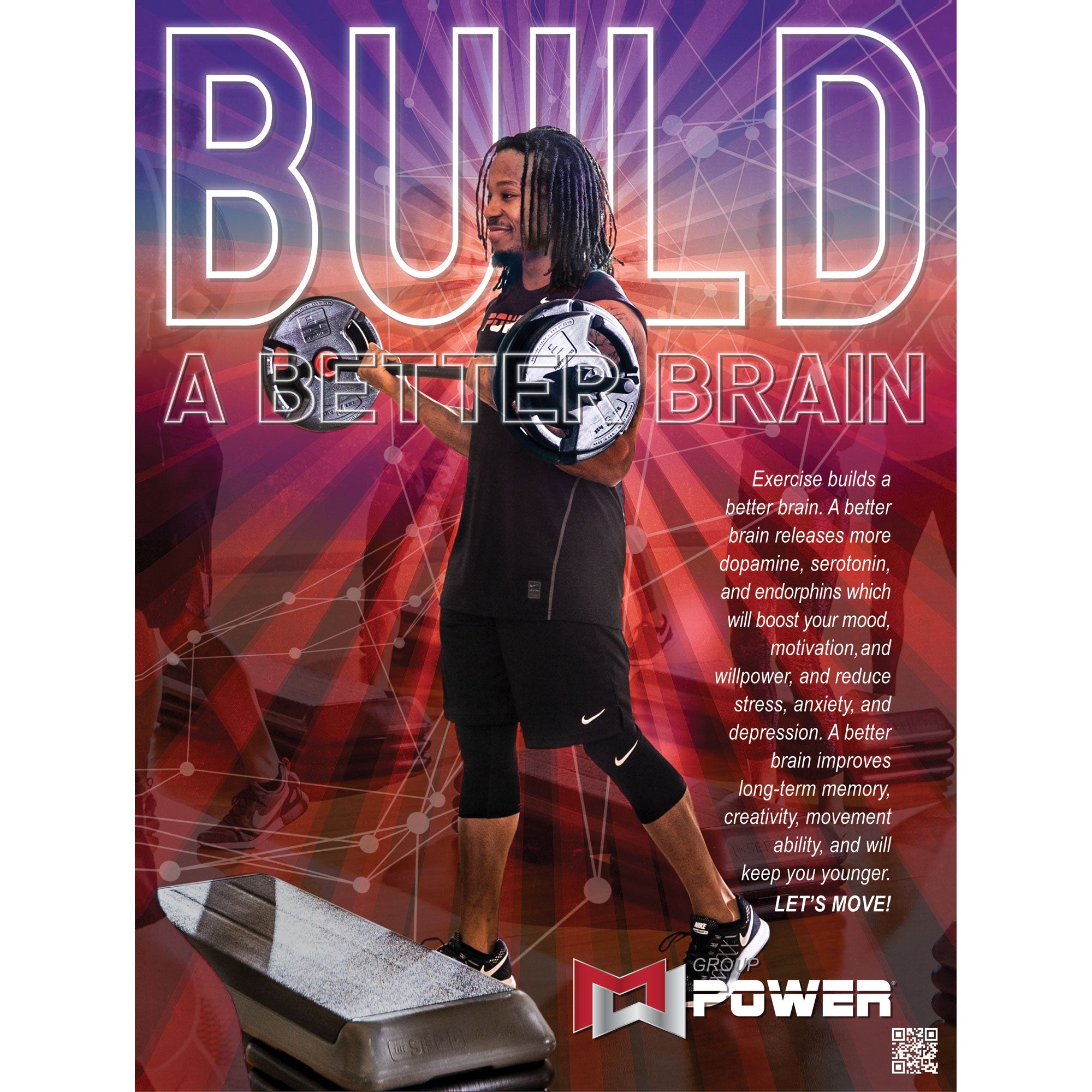 Group Power JUL20 Build A Better Brain Poster