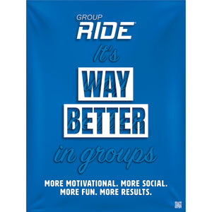 Group Ride APR20 It's Way Better in Groups Poster