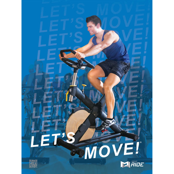 Group Ride JAN19 Let's Move Poster