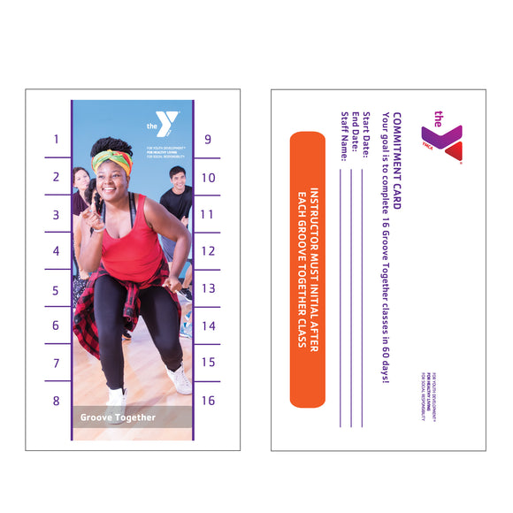 Y Groove Together STRENGTH IN NUMBERS Commitment Cards