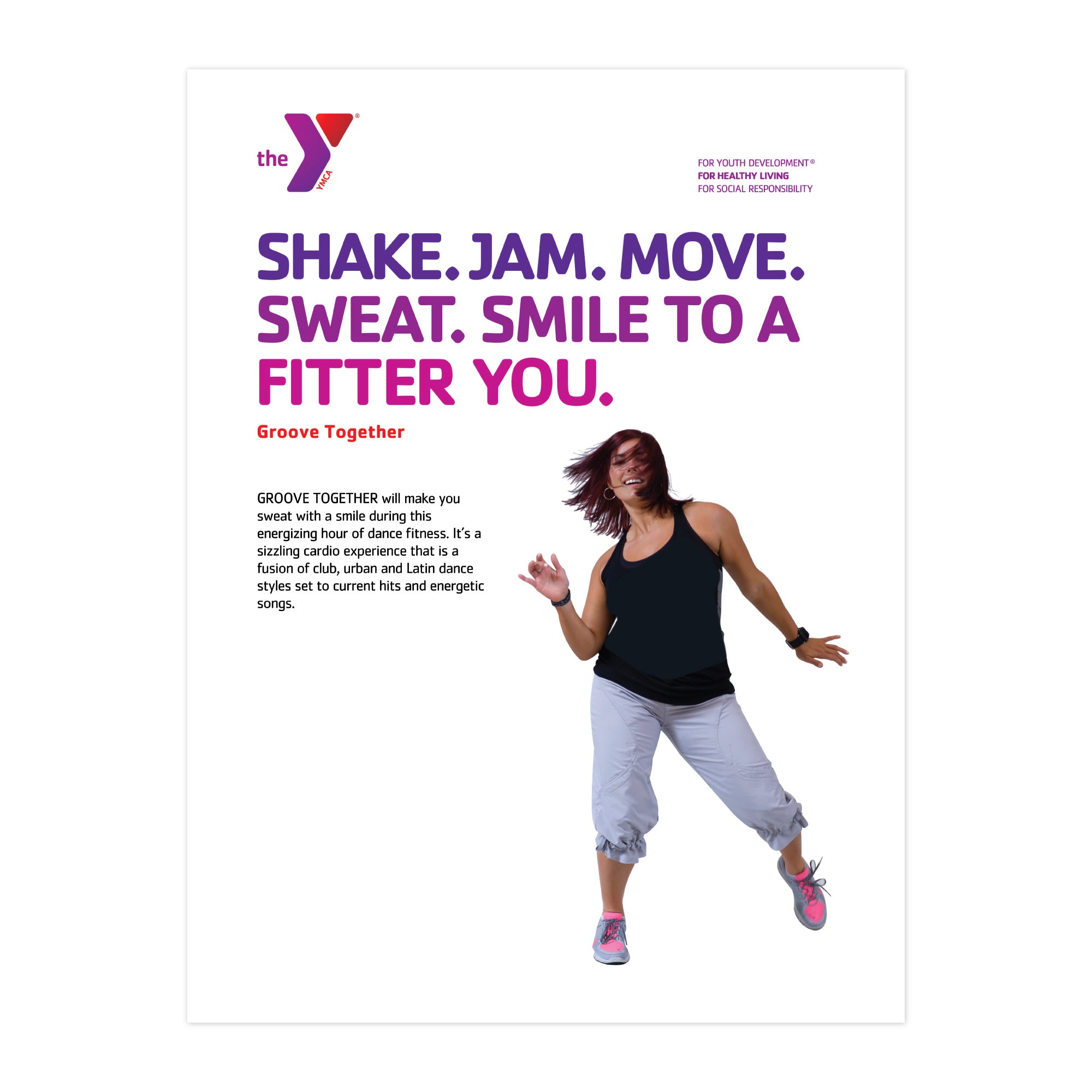 Y Groove Together WHITE BACKGROUND Poster