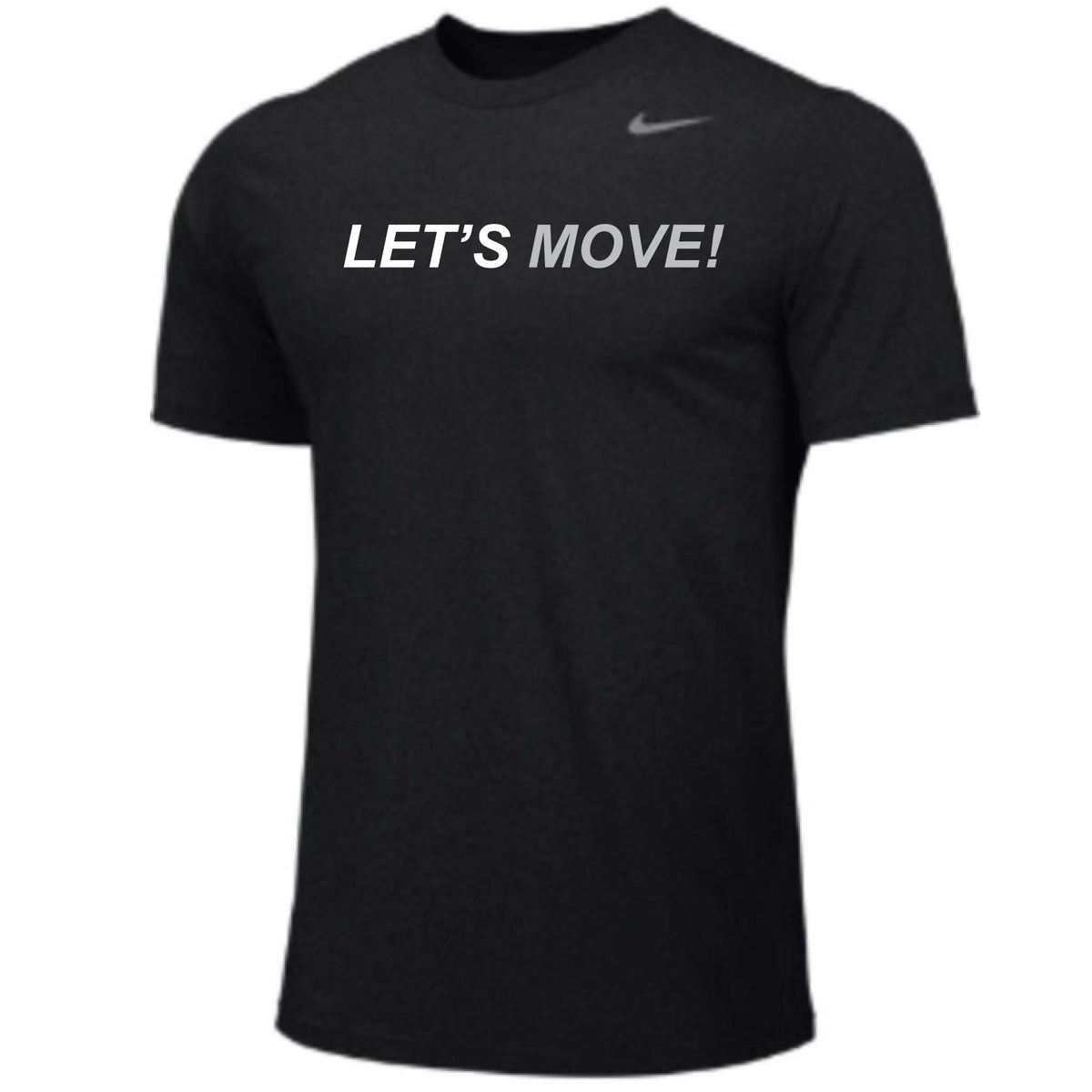 MOSSA Men's LET'S MOVE Nike Team Short Sleeve Legend Crew